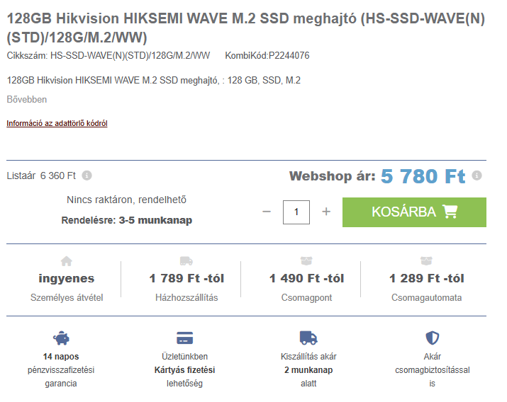 Termék nincs raktáron bemutató kép 1